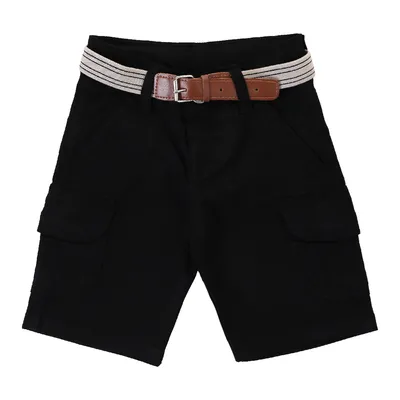 Bermuda Infantil Sarja Gijo Kids Com Cinto E Bolso Cargo Bermuda Infantil Sarja Gijo Kids Com Cinto E Bolso Cargo